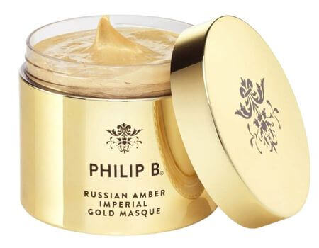 gold hair mask for shiny hair