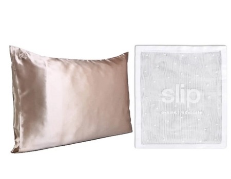 Slip pure silk pillowcase Queen sized with wash bag