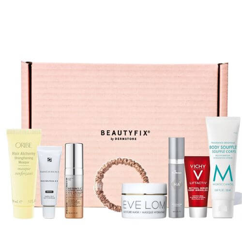 beautyfix self care kit with hair and skin products