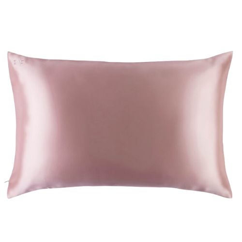light pink silk pillowcase